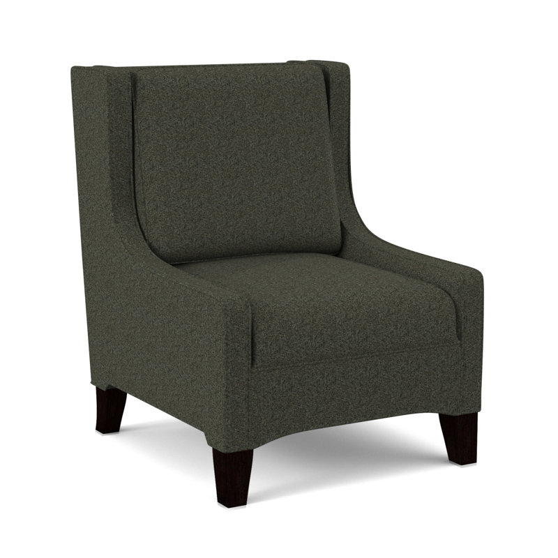 Fauteuil de chambre l 26 po Lucy, Gris anthracite Dorset