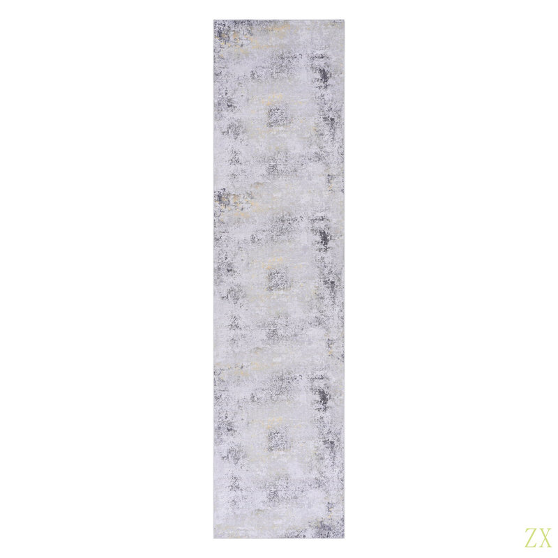 2'6''X10' Runner, Washable Rug, Low-Pile, Non-Slip, Non-Shedding, Foldable, Kid & Pet Friendly - Area Rugs For Living Room, Bedroom, Kitchen, Dining Room Rug ( 2'6''X10')