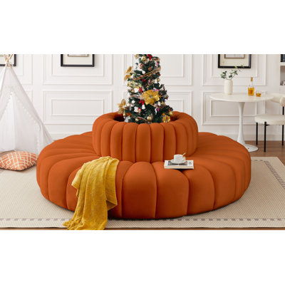 Hite Upholstered Curved Sectional Reversible