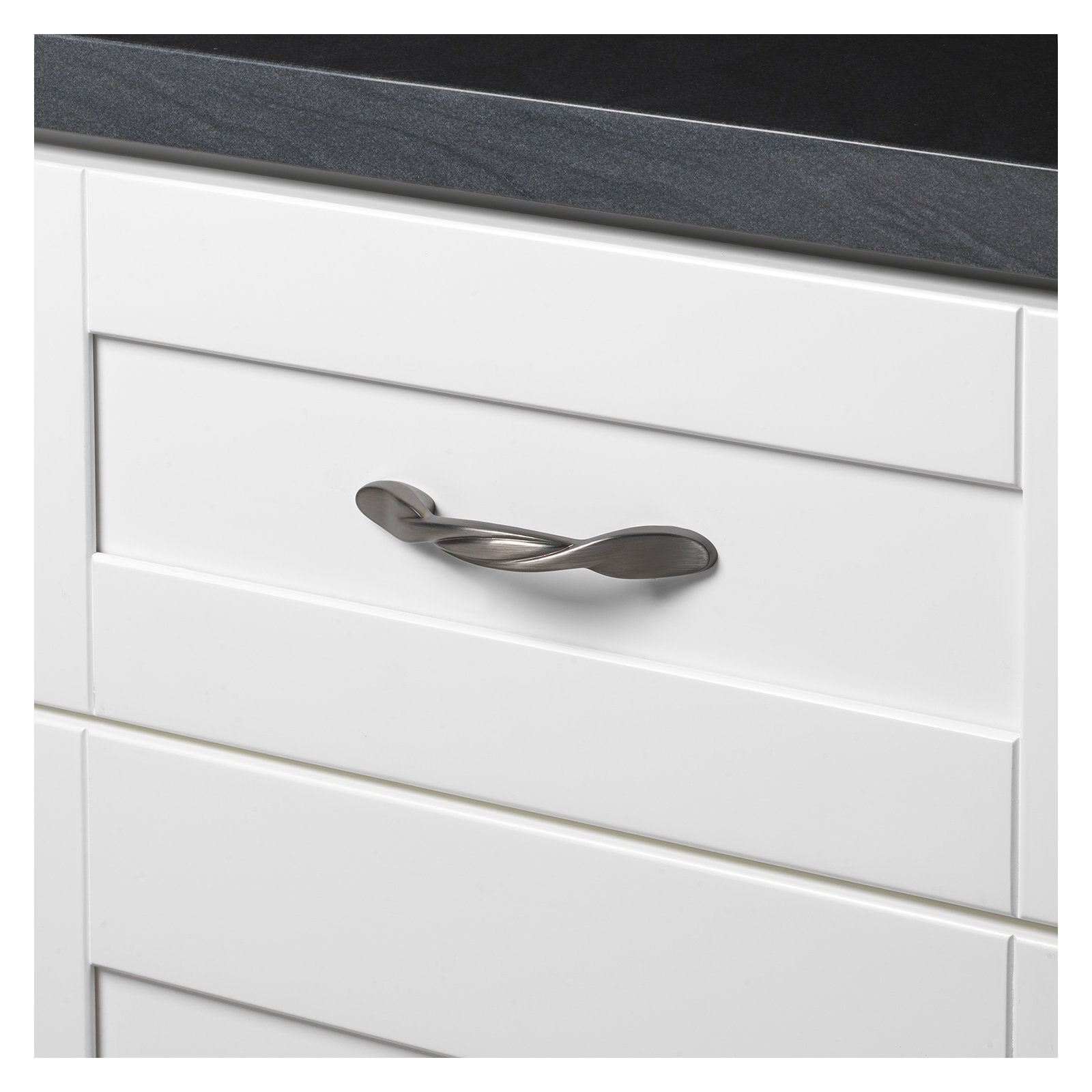 GlideRite Hardware Classic Twisted Pull, Satin Pewter