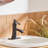 Single-Hole Single-handle Bathroom Faucet with Drain Assembly-70855233