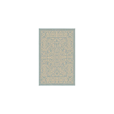 Charlton Home® Cannes Light Blue Indoor/Outdoor Rug & Reviews | Wayfair