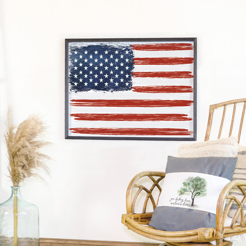 American Flag Framed