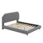 Lit plateforme en tissu d'ameublement Teddy