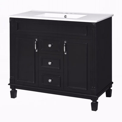Meuble-lavabo 36 po avec lavabo supérieur