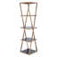 Leyla 180cm H x 45cm W Glass Standard Bookcase