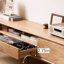 Log style design sense solid wood TV cabinet-106540954