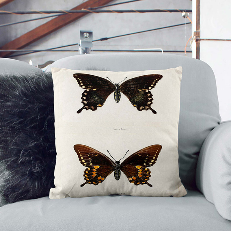 Square Throw Cushion, Stone, 40cm H x 40cm W x 15cm D