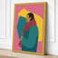 Gentle Embrace Modern 1 Piece Wrapped Canvas Wall Art-1143106706-1143106711