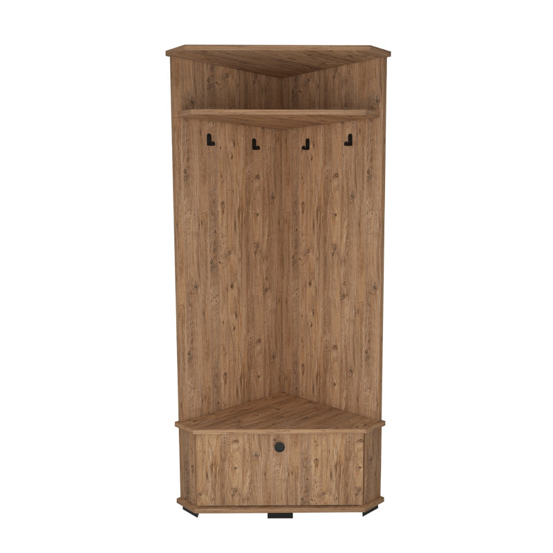 Shoe Storage Hall Tree Lacynda, Atlantic Pine