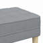 Banc avec coussin vidaXL gris clair 44,49 x 22,44 x 15,35 po-1424581601