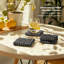  Sous-verres en laine MODWOOL (ensemble de 4, gris foncé)-2041837607