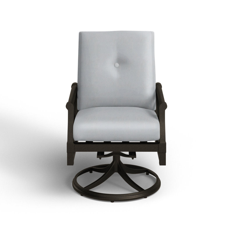 Andover Outdoor Rocker Chair, Chestnut Brown, Brisa Lasso Distressed