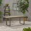 Table de salle à manger d'extérieur extensible en bois d'acacia, gris