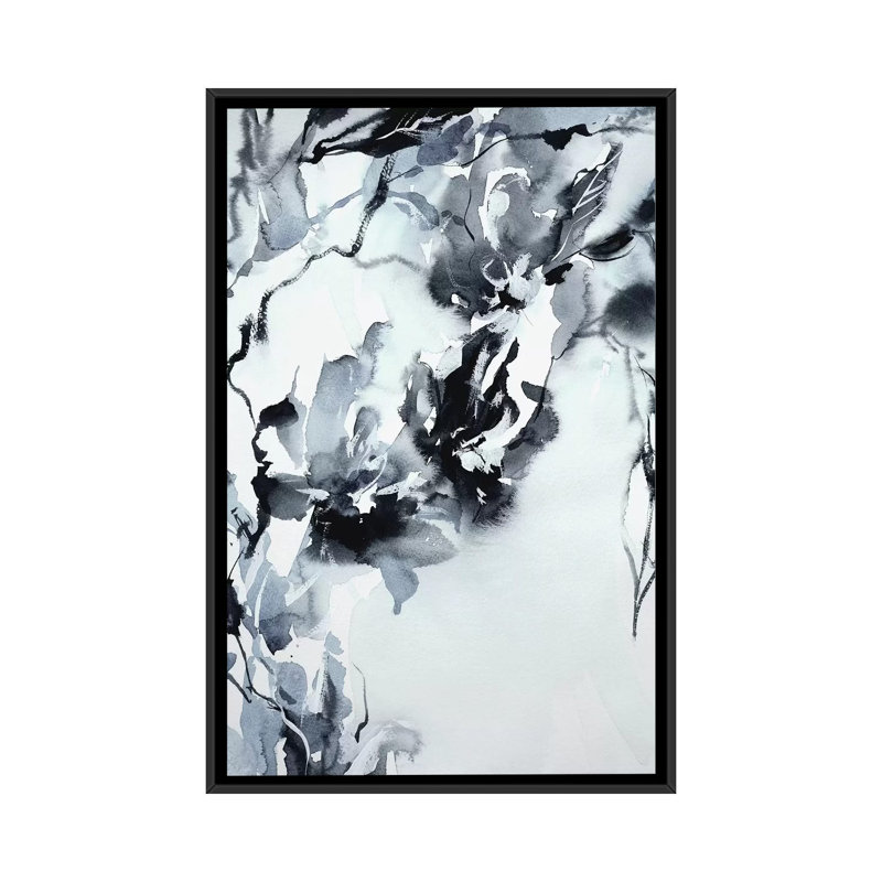« moments ii », impression sur toile, H 26 po x l 18 po x P 1,5 po, Toile avec cadre noir, Pas de tapis