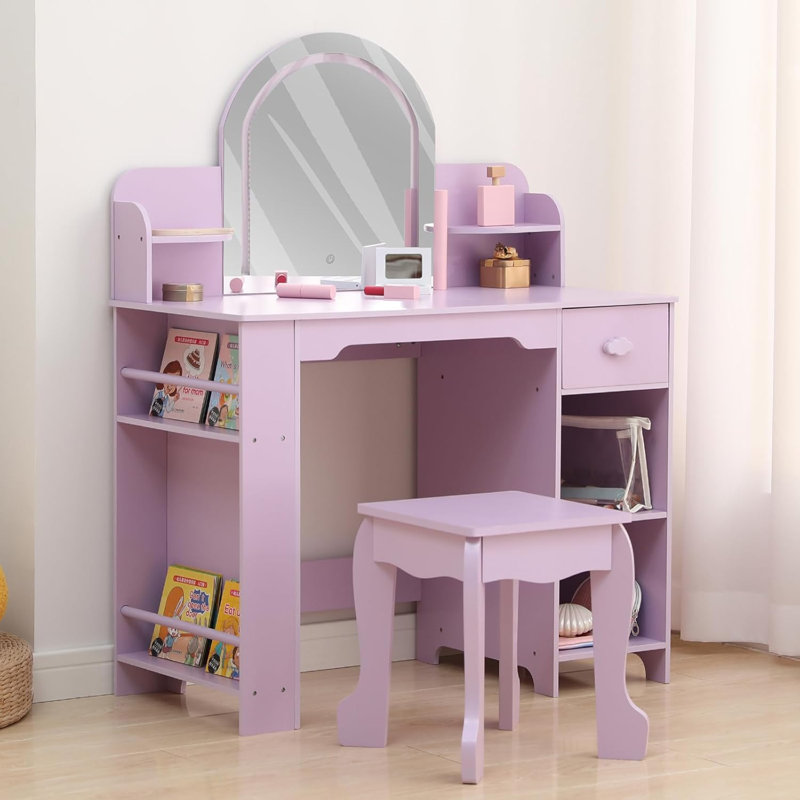 Dressing Table, Light Purple