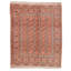 Hand Knotted Wool Area Rug in Red