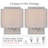 Taormina Wall Sconces Fabric Shade Wall Lamps, Set Of 2-685774307