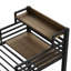 Lits gain d'espace avec rangement, lit simple triple avec cadre en métal, pour maison familiale moderne-1131752421