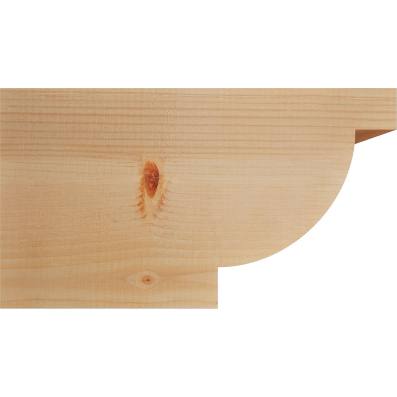 Queue Alpine, Sapin de Douglas, H 10 po x l 18 po x P 5,5 po