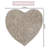 Schoenberger Heart Shape Bath Rug 25"x25"-1611439380