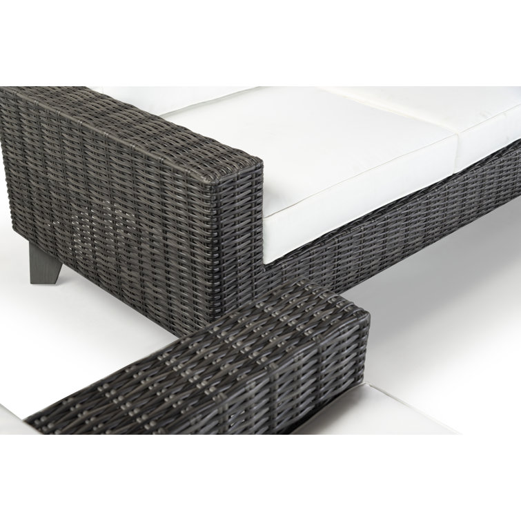 Swifton 4 Piece Outdoor Sofa Seating Group with Cushions