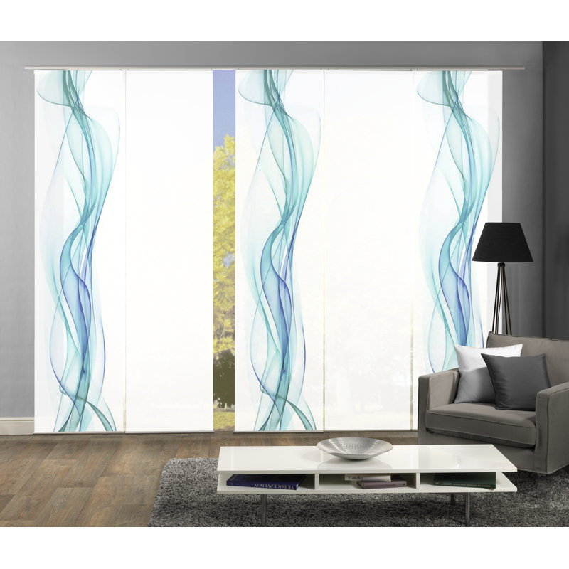 Randle Room Darkening Curtain Panel Pair, Petrol