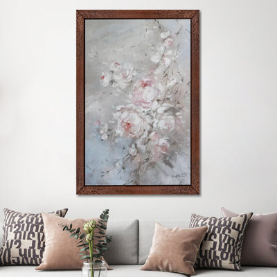 Blush Rose by Debi Coules - Painting on Canvas