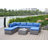 Patio Sofa With Cushions