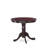 5 Piece Kitchen Table Set for 4 Includes a Round Dining Room Table with Pedestal and 4 Linen Fabric Upholstered Dining Chairs, Cappuccino-2008749707-2008749704-2001270649