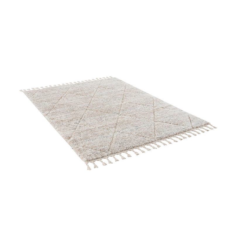 Tapis crème Talas, Rectangle 5 pi 3 po x 7 pi