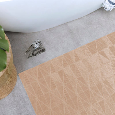 Tapis rond Fragment - Caramel 2,0 m – 6 pi 6 po de diamètre