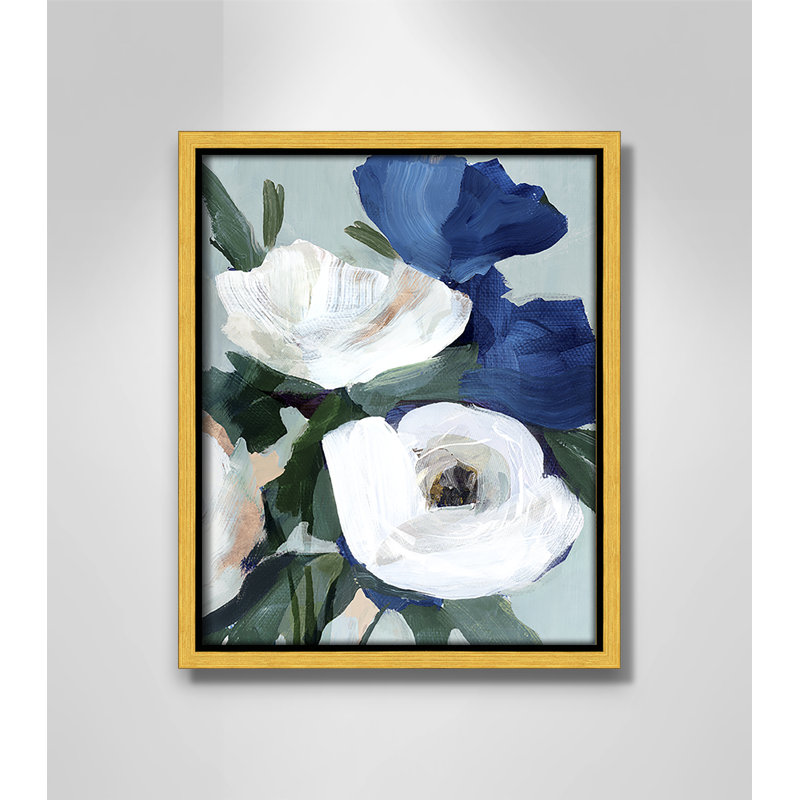 «Eternal Spring Floater Frame», ensemble de peintures sur toiles d'art, Toile dorée, H 11,5 po x l 9,5 po x P 2 po