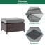 Ensemble de conversation de patio en osier pour 3 personnes avec coussins Dicotas, ensemble de meubles d'extérieur toutes saisons pour terrasse-538719248-538719250