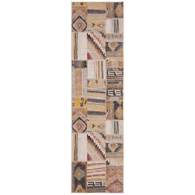 Oriana Hooked Indoor/Outdoor Taupe/Grey Rug