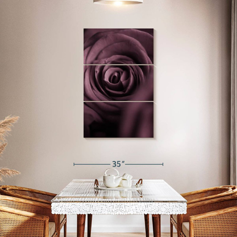 Harnek rose mauve foncé I, H 45 po x l 28 po