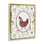 Cadre flottant Farm Friends Rooster & Herbs, design par Nina Jacobs