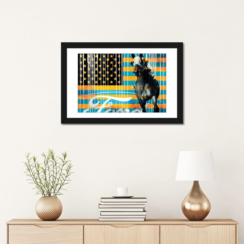 "esprit d’philly" par fabrizio, impression sur toile, Papier d'art encadré noir, Blanc, H 16 po x l 24 po x P 1 po