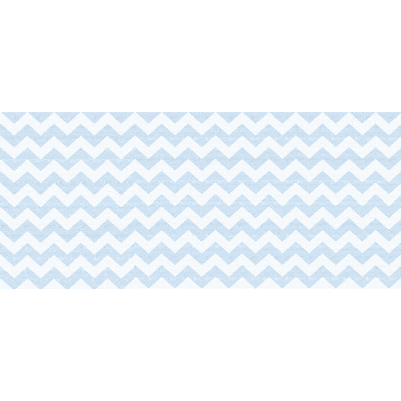 Rosalie Kitchen Mat, White/Blue, Runner 66 x 150cm