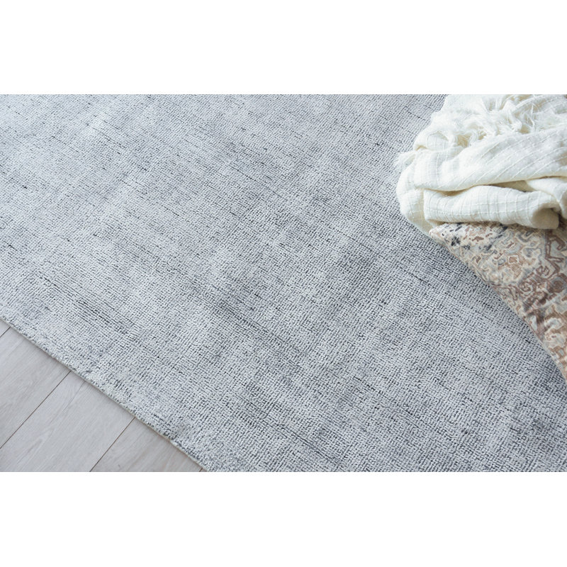 Poliforma Area Rug in Light Gray/Navy, Rectangle 12' x 15'
