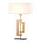 Tikeshia Chain Modern Table Lamps Brass Finish