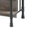 Table de finition Edina en chêne antique et gris sable