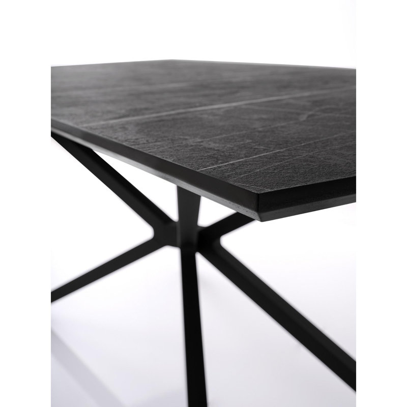 Ferro Beech Dining Table, Black