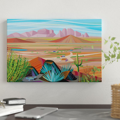 " West Of Phoenix " Graphic Art