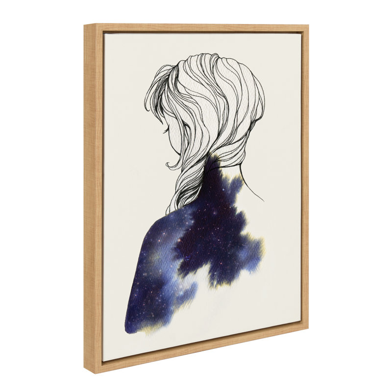 "Intérieur" par Faryn Hughes, reproduction d'art sur toile encadrée