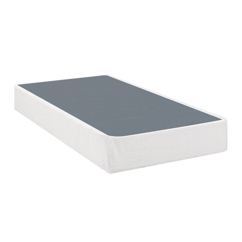 Structure de base de matelas en métal avec housse en tissu Textu, Lit simple