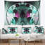 Capsule grise abstraite dans un tapisserie plasma-28495592