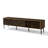 71'' W Walnut TV Stand with Sliding Doors for TVs up to 75''