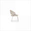 Fauteuil d'appoint Ruby Modern Pieds en acier
