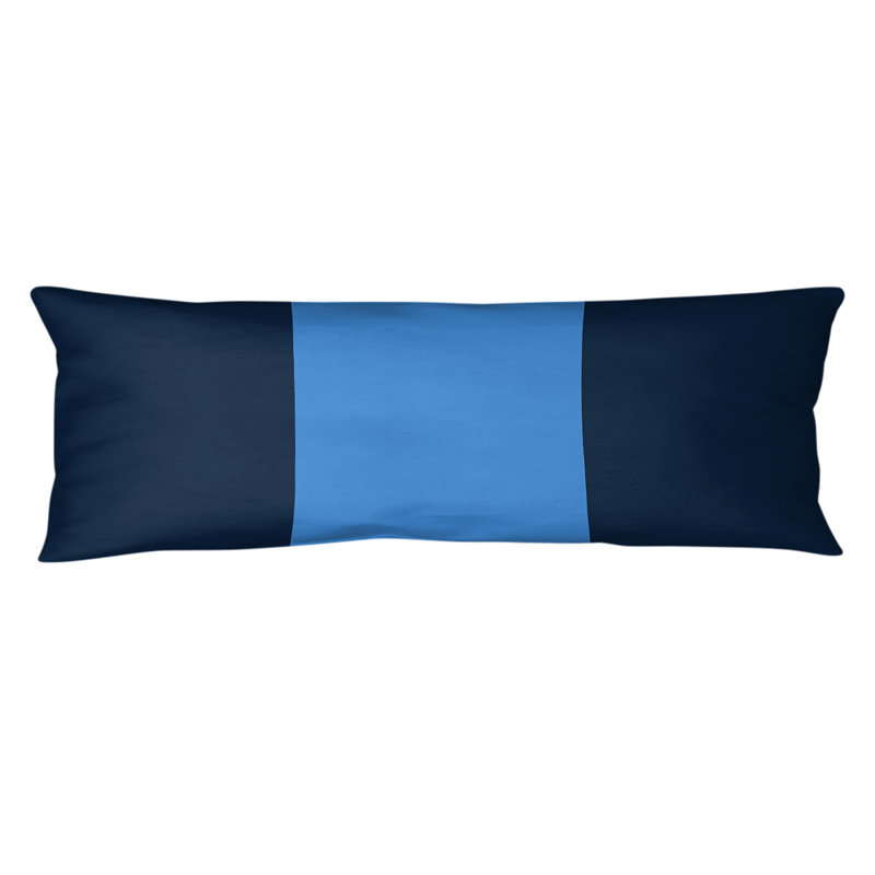 Oreiller de corps en polyester / polyester Arizona Football Stripes, Blanc / Marine, Football Tennessee